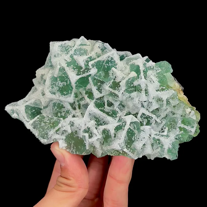 Natural Green Sugar Fluorite Mineral Specimen,High Quality Specimen,FUJIAN,CHINA(133*69*65mm) - image 3