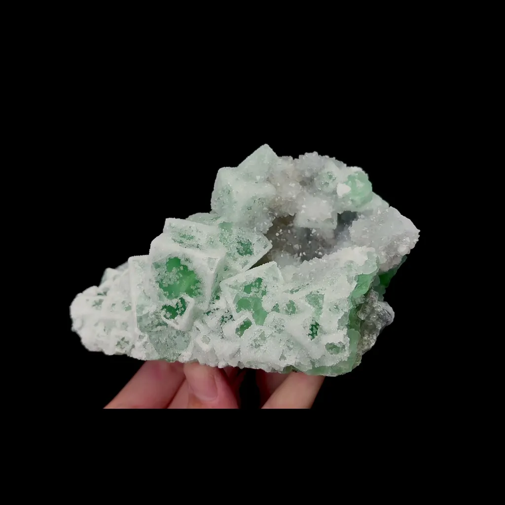 Natural Green Sugar Fluorite Mineral Specimen,High Quality Specimen,FUJIAN,CHINA(145*75*75mm) - image 3