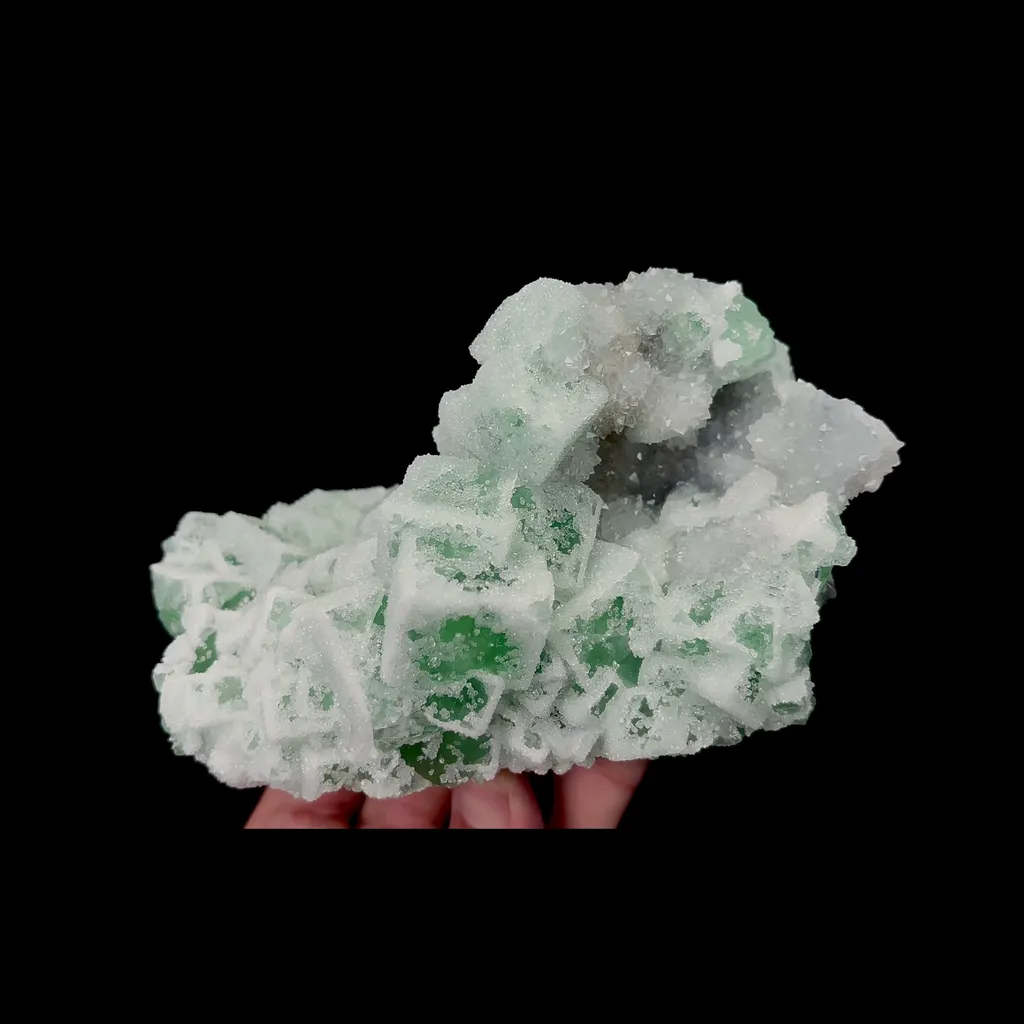 Natural Green Sugar Fluorite Mineral Specimen,High Quality Specimen,FUJIAN,CHINA(145*75*75mm) - image 4
