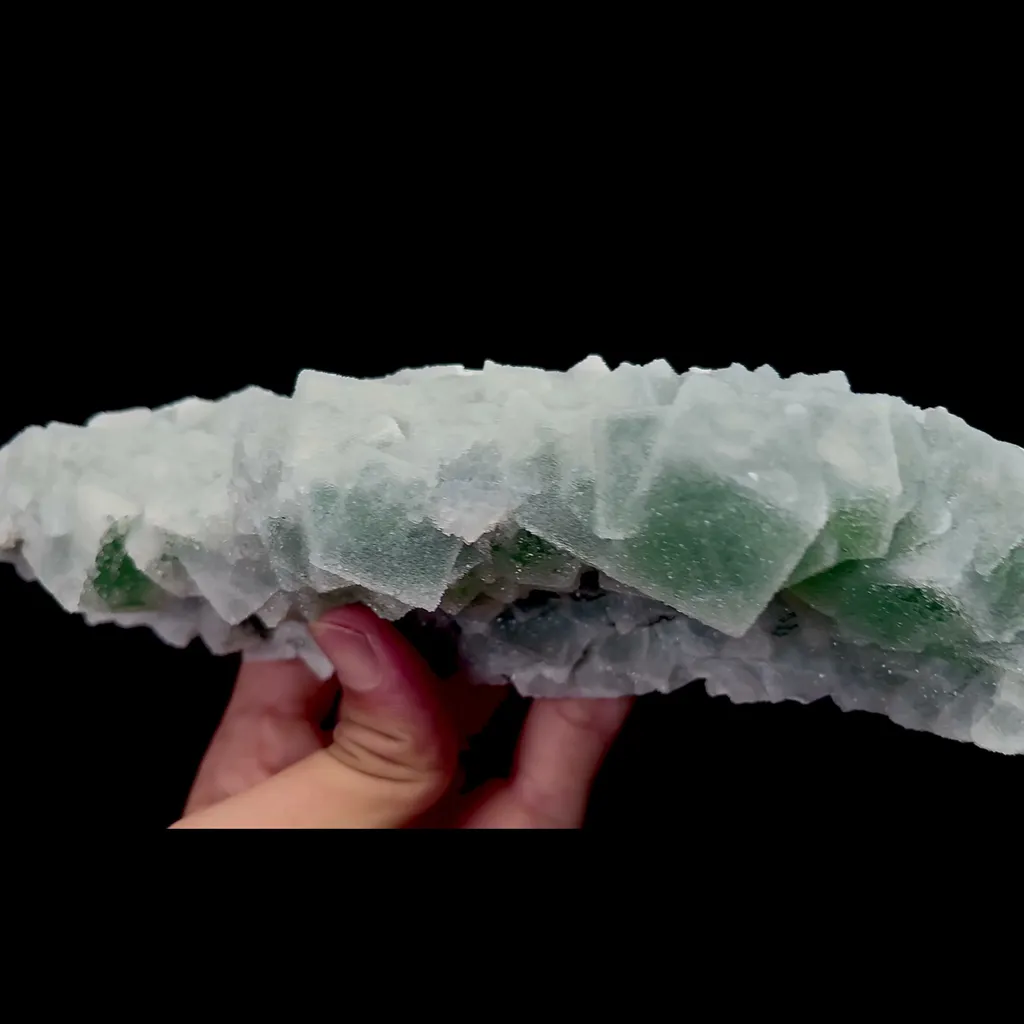 Natural Green Sugar Fluorite Mineral Specimen,High Quality Specimen,FUJIAN,CHINA(205*70*54mm) - image 3