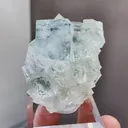 Natural Green Tansparent Fluorite comes from Xianghualing,Hunan 45*30*45MM - image 1