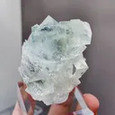 Natural Green Tansparent Fluorite comes from Xianghualing,Hunan 45*30*45MM - image 4