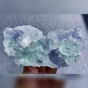 Natural Green Transparent Cube Fluorite comes from Zhejiang,China 135*65*40MM - image 1