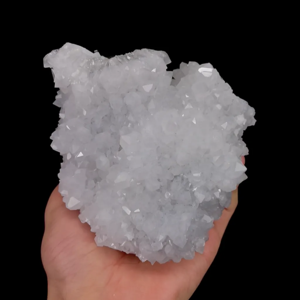 Natural Green Transparent Cubic Fluorite and Clear Quartz Cluster, Mineral Specimen:Zhejiang,China (120*125*80MM) - image 5