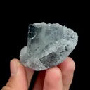 Natural Green Transparent Cubic Fluorite and Quartz Cluster, Mineral Specimen:Zhejiang,China (35*40*35MM) - image 2