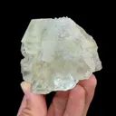 Natural Green Transparent Cubic Fluorite and Quartz, Mineral Specimen:Xianghualing,Hunan (70*70*45MM) - image 3
