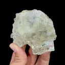 Natural Green Transparent Cubic Fluorite and Quartz, Mineral Specimen:Xianghualing,Hunan (70*70*45MM) - image 4