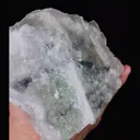 Natural Green Transparent Cubic Fluorite and Quartz, Mineral Specimen:Zhejiang,China (135*130*70MM) - image 5