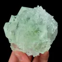Natural Green Transparent Cubic Fluorite and Quartz, Mineral Specimen:Zhejiang,China (80*75*45MM) - image 6