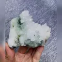 Natural Green Transparent Cubic Fluorite and Quartz Symbiosis comes from Zhejiang,China 90*80*60MM - image 5