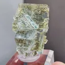 Natural Green Transparent Cubic Fluorite comes from Xianghualing,Hunan 25*17*30MM - image 2