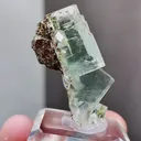 Natural Green Transparent Cubic Fluorite comes from Xianghualing,Hunan 25*17*30MM - image 3