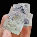 Natural Green Transparent Cubic Fluorite comes from Xianghualing,Hunan 35*50*30MM - image 5