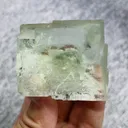 Natural Green Transparent Cubic Fluorite comes from Xianghualing,Hunan 45*40*35MM - image 6