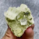 Natural Green Transparent Cubic Fluorite comes from Xianghualing,Hunan 50*40*20MM - image 2
