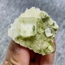Natural Green Transparent Cubic Fluorite comes from Xianghualing,Hunan 50*40*20MM - image 1