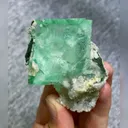 Natural Green Transparent Cubic Fluorite comes from Xianghualing,Hunan 50*55*45MM - image 5