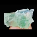 Natural Green Transparent Cubic Fluorite comes from Zhejiang,China 120*80*45MM - image 4