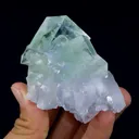 Natural Green Transparent Cubic Fluorite comes from Zhejiang,China 85*45*40MM - image 2