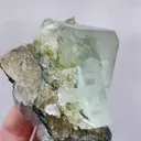 Natural Green Transparent Cubic Fluorite, Mineral Specimen: Xianghualing,Hunan (70*85*45mm) - image 4