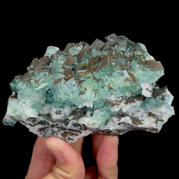 Natural Green Transparent Cubic Fluorite, Mineral Specimen: Yaogangxian,Hunan (115*70*40MM) - image 4