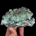 Natural Green Transparent Cubic Fluorite, Mineral Specimen: Yaogangxian,Hunan (115*70*40MM) - image 4