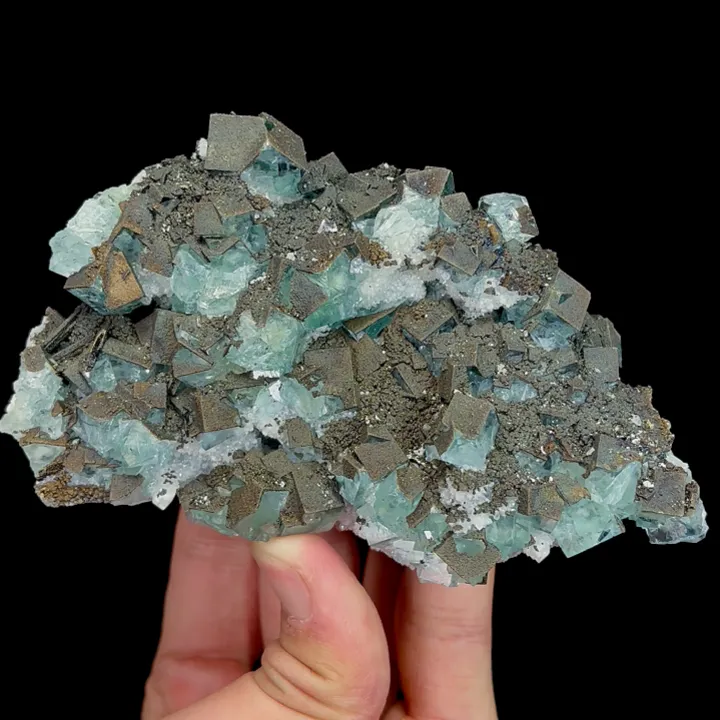 Natural Green Transparent Cubic Fluorite, Mineral Specimen: Yaogangxian,Hunan (115*70*40MM) - image 3