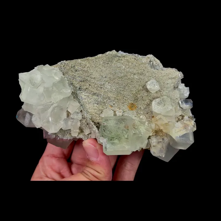Natural Green Transparent Cubic Fluorite, Mineral Specimen:Xianghualing,Hunan (130*70*45MM) - image 5