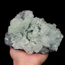 Natural Green Transparent Cubic Fluorite, Mineral Specimen:Xianghualing,Hunan (140*100*70MM) - image 1