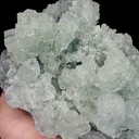 Natural Green Transparent Cubic Fluorite, Mineral Specimen:Xianghualing,Hunan (140*100*70MM) - image 2
