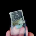 Natural Green Transparent Cubic Fluorite, Mineral Specimen:Xianghualing,Hunan (15*5*20MM) - image 4