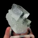 Natural Green Transparent Cubic Fluorite, Mineral Specimen:Xianghualing,Hunan (35*40*40MM) - image 3