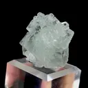 Natural Green Transparent Cubic Fluorite, Mineral Specimen:Xianghualing,Hunan (40*30*30MM) - image 3