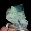 Natural Green Transparent Cubic Fluorite, Mineral Specimen:Xianghualing,Hunan (45*40*35MM) - image 3