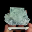 Natural Green Transparent Cubic Fluorite, Mineral Specimen:Xianghualing,Hunan (45*40*35MM) - image 4
