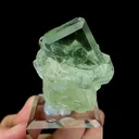 Natural Green Transparent Cubic Fluorite, Mineral Specimen:Xianghualing,Hunan (55*45*45MM) - image 4