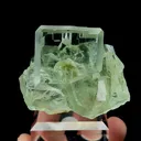 Natural Green Transparent Cubic Fluorite, Mineral Specimen:Xianghualing,Hunan (55*45*45MM) - image 1