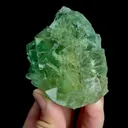 Natural Green Transparent Cubic Fluorite, Mineral Specimen:Xianghualing,Hunan (70*60*35MM) - image 2