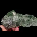 Natural Green Transparent Cubic Fluorite, Mineral Specimen:Zhejiang,China (145*90*45MM) - image 4