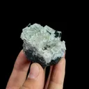 Natural Green Transparent Cubic Fluorite, Mineral Specimen:Zhejiang,China (45*40*30MM) - image 2