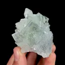 Natural Green Transparent Cubic Fluorite, Mineral Specimen:Zhejiang,China (60*60*45MM) - image 2