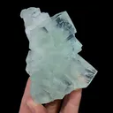 Natural Green Transparent Cubic Fluorite, Mineral Specimen:Zhejiang,China (70*105*35MM) - image 2