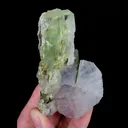 Natural Green Transparent Fluorite and Calcite, Mineral Specimen:Xianghualing,Hunan (45*80*40MM) - image 6