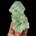 Natural Green Transparent Fluorite and Calcite, Mineral Specimen:Xianghualing,Hunan (50*90*30MM) - image 4