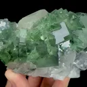 Natural Green Transparent Fluorite and Calcite, Mineral Specimen:Zhejiang,China (115*70*45MM) - image 3