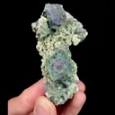 Natural Green Transparent Fluorite and Mica, Mineral Specimen:Yaogangxian,Hunan (30*70*30MM) - image 5