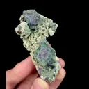 Natural Green Transparent Fluorite and Mica, Mineral Specimen:Yaogangxian,Hunan (30*70*30MM) - image 3