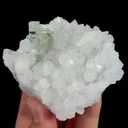 Natural Green Transparent Fluorite and Quartz Cluster, Mineral Specimen: Zhejiang,China (75*65*35MM) - image 5