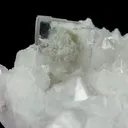 Natural Green Transparent Fluorite and Quartz Cluster, Mineral Specimen: Zhejiang,China (75*65*35MM) - image 4