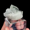 Natural Green Transparent Fluorite and Quartz, Mineral Specimen:Zhejiang,China (55*40*35MM) - image 4